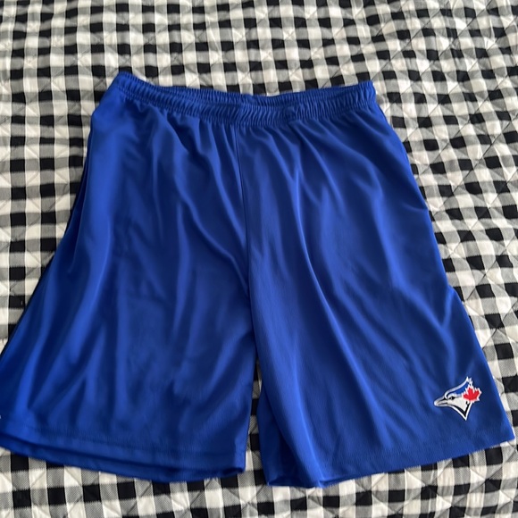 Blue jays spring training shorts , majestic - Picture 3 of 5